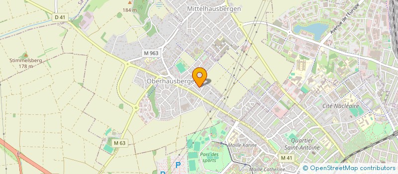 localisation de l'entreprise UN DEUX TROIS LILAS à OBERHAUSBERGEN