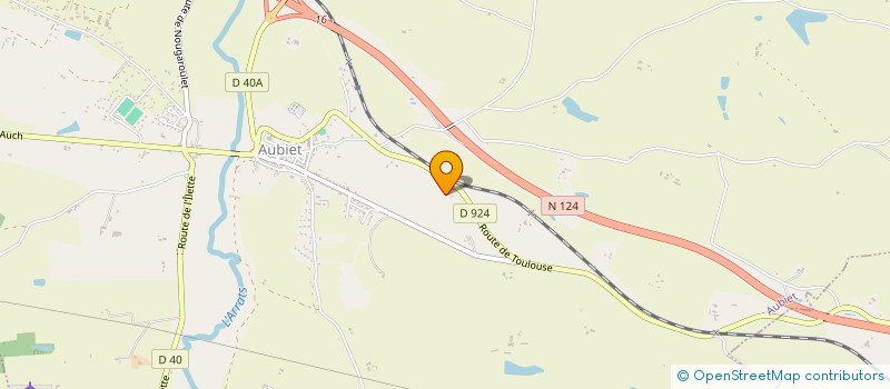 localisation de l'entreprise UN DEUX TROIS SOLEIL  AUBIET