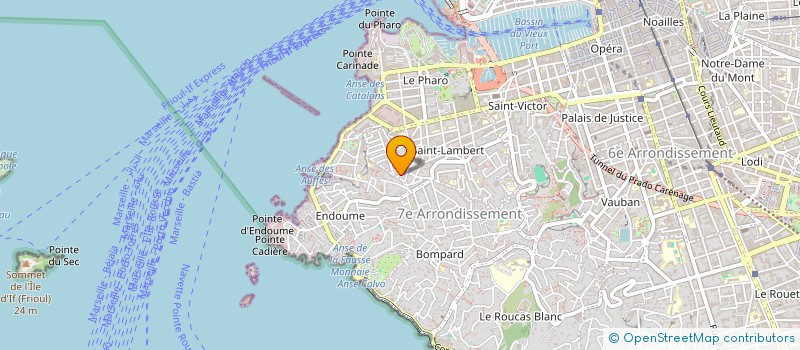 localisation de l'entreprise UN DEUX TROIS SOLEIL  MARSEILLE