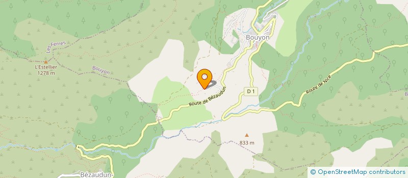 localisation de l'entreprise UN DIMANCHE AU CABANON à BOUYON