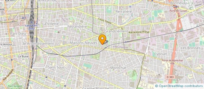 localisation de l'entreprise UN DIMANCHE AUX PUCES  VILLEURBANNE