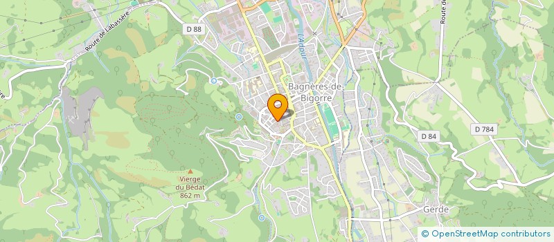 localisation de l'entreprise UN DIMANCHE EN FAMILLE  BAGNERES-DE-BIGORRE