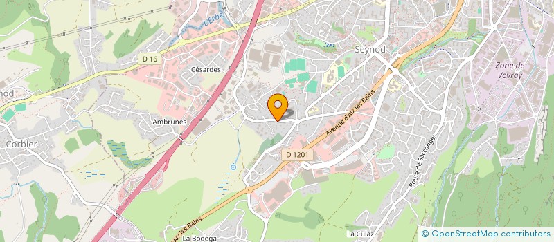 localisation de l'entreprise UN DON POUR UN REVE à ANNECY