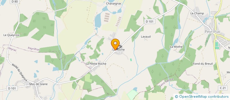 localisation de l'entreprise UN DON UN ESPOIR à PEYRILHAC