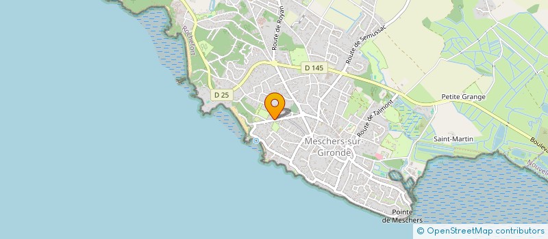 localisation de l'entreprise UN ECRAN DANS LES ARBRES  MESCHERS-SUR-GIRONDE