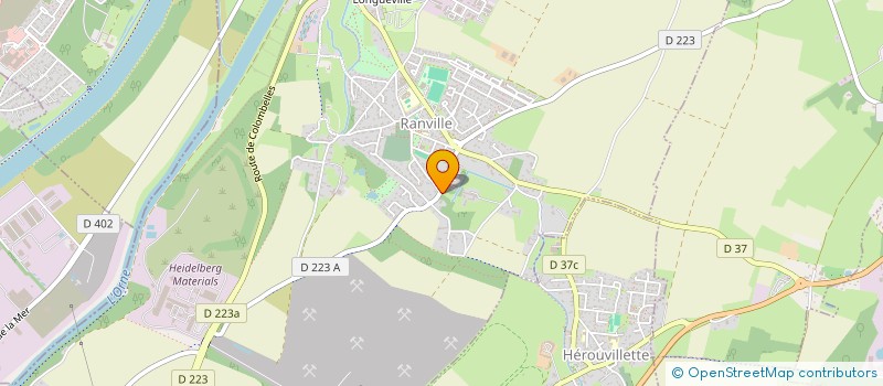 localisation de l'entreprise UN EMPLOI POUR TOUS  RANVILLE