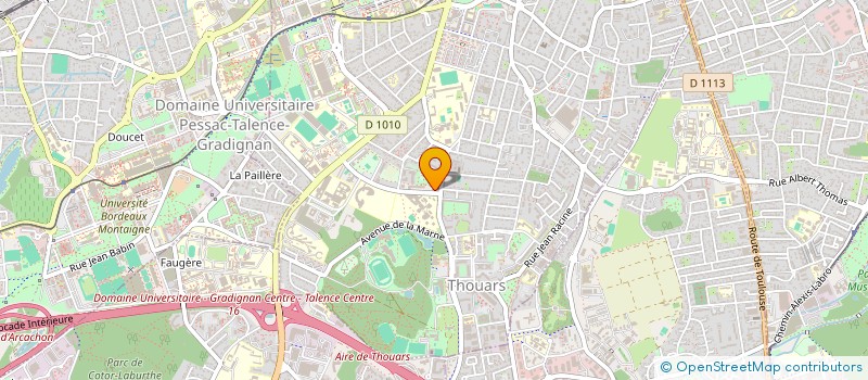 localisation de l'entreprise UN ESPOIR POUR L'AUTISME  TALENCE