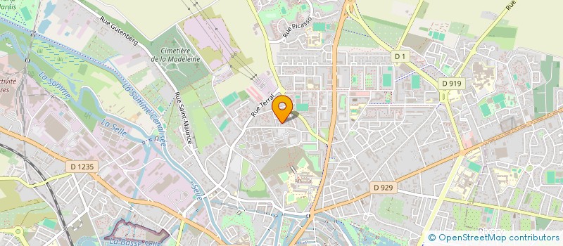 localisation de l'entreprise UN ESPOIR POUR LES SDF à AMIENS