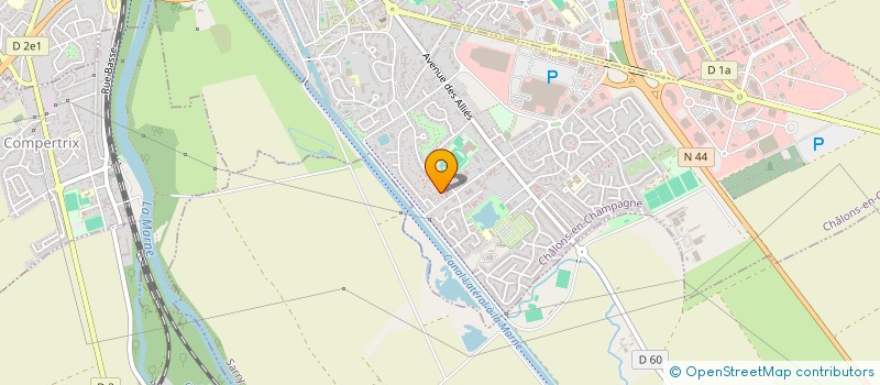 localisation de l'entreprise UN ESPOIR POUR NOLWENN  CHALONS-EN-CHAMPAGNE