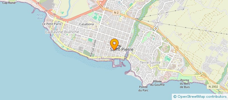 localisation de l'entreprise UN ESPOIR UN REVE à SAINT-PIERRE