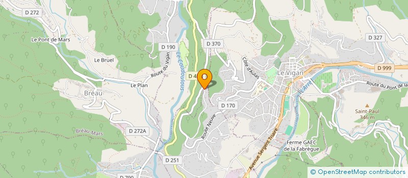 localisation de l'entreprise UN ETE INDIEN  GANGES