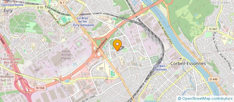 localisation de l'entreprise UN EURO POUR ENTREPRENDRE à CORBEIL-ESSONNES