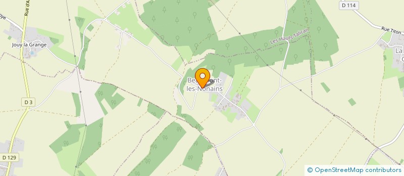 localisation de l'entreprise UN FA AU VILLAGE  BEAUMONT-LES-NONAINS