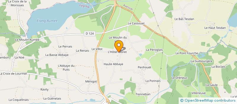 localisation de l'entreprise UN FAUTEUIL DANS L'ETANG  FEGREAC