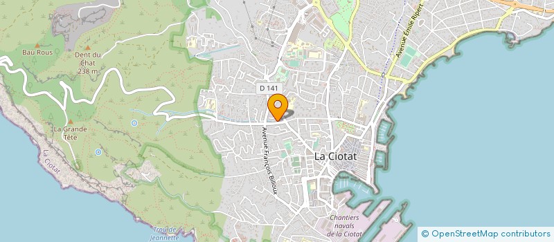 localisation de l'entreprise UN FAUTEUIL POUR LA VIE  LA CIOTAT