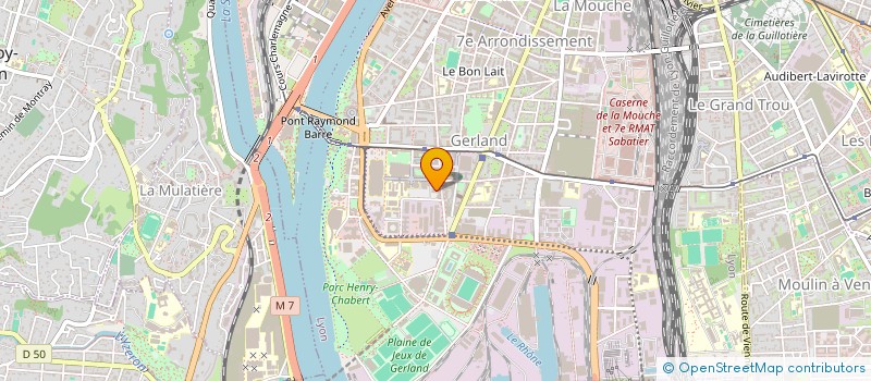 localisation de l'entreprise UN FESTIN POUR TOUS  LYON