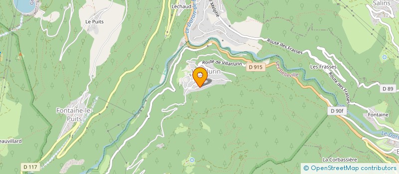 localisation de l'entreprise UN FLOCON SUR LE TOIT à COURCHEVEL