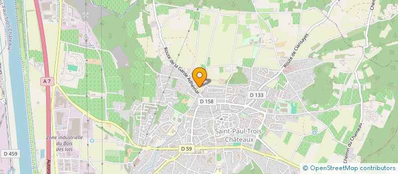 localisation de l'entreprise UN FOYER EN DROME  SAINT-PAUL-TROIS-CHATEAUX