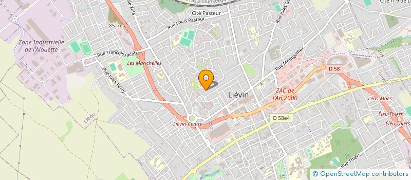 localisation de l'entreprise UN FOYER POUR EUX à LIEVIN