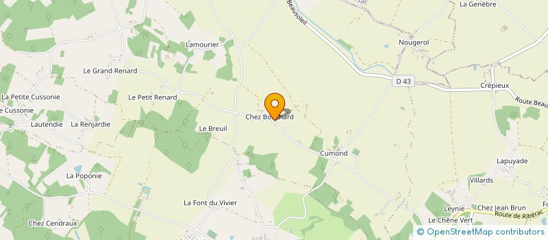 localisation de l'entreprise UN FRAGMENT D'ART - NOUVELLE AQUITAINE à SAINT PRIVAT EN PERIGORD