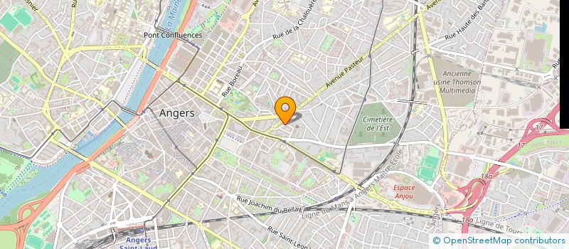 localisation de l'entreprise UN FRANC DES COLONIES DE VAC à ANGERS