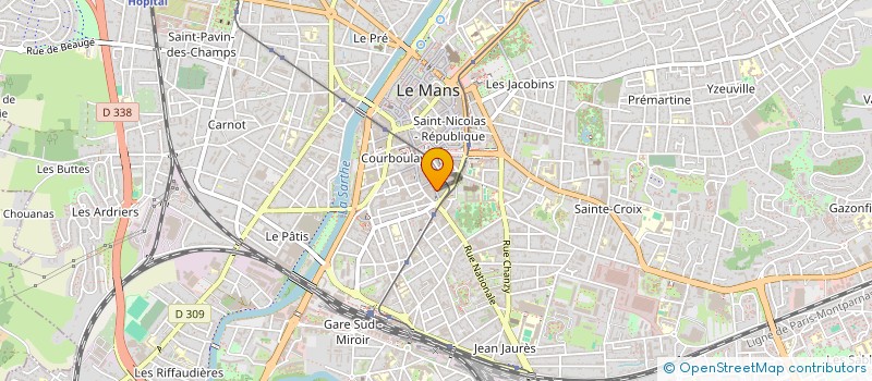 localisation de l'entreprise UN GARS UNE FILLE à LE MANS