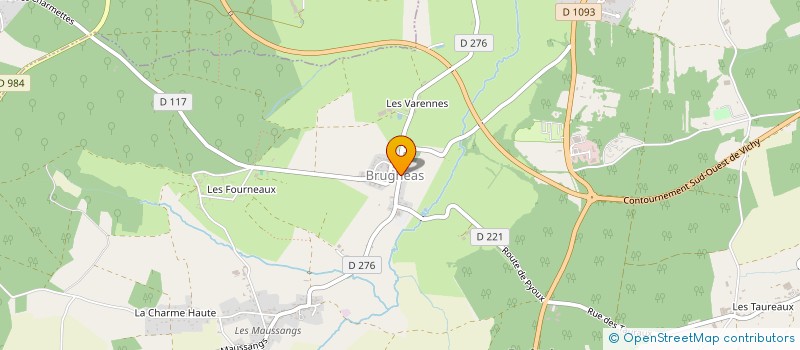 localisation de l'entreprise UN GEN COMMERC INDUSTR ARTISAN à BELLERIVE-SUR-ALLIER