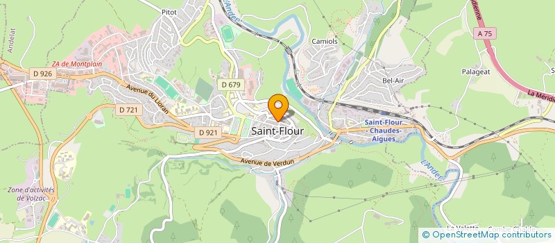 localisation de l'entreprise UN GENERALE AVEUGLES INFIRMES à SAINT-FLOUR