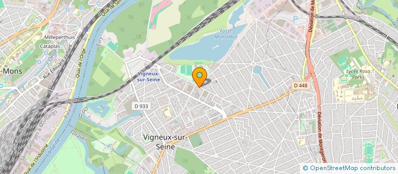 localisation de l'entreprise UN GESTE QUI PARLE à VIGNEUX-SUR-SEINE