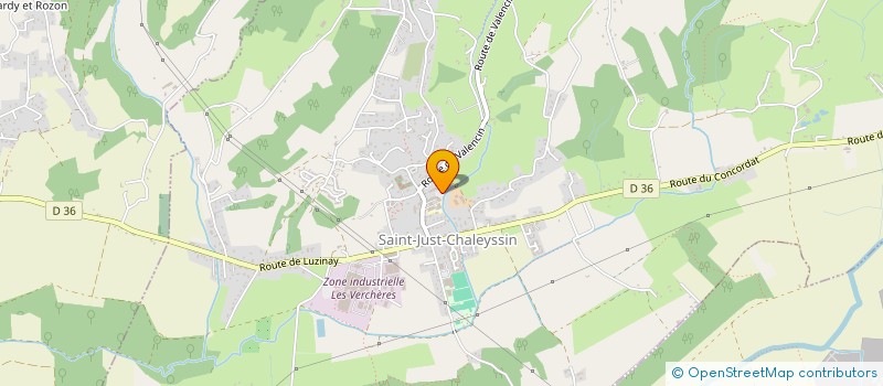 localisation de l'entreprise UN GOUT D'HISTOIRE  SAINT-JUST-CHALEYSSIN