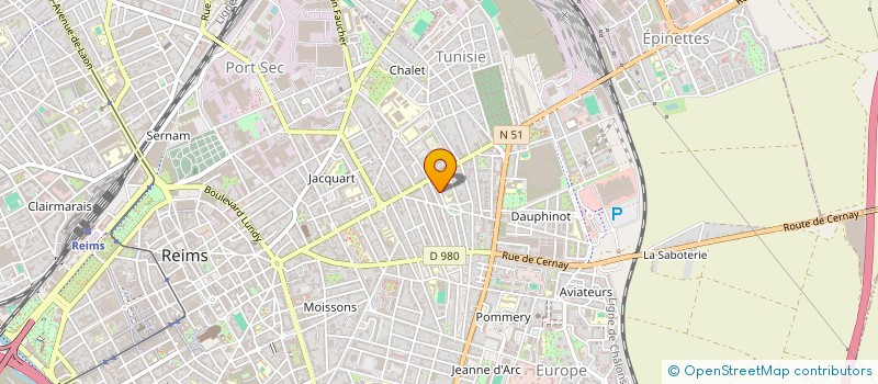 localisation de l'entreprise UN GRAIN D'ECOSYSTEME  REIMS