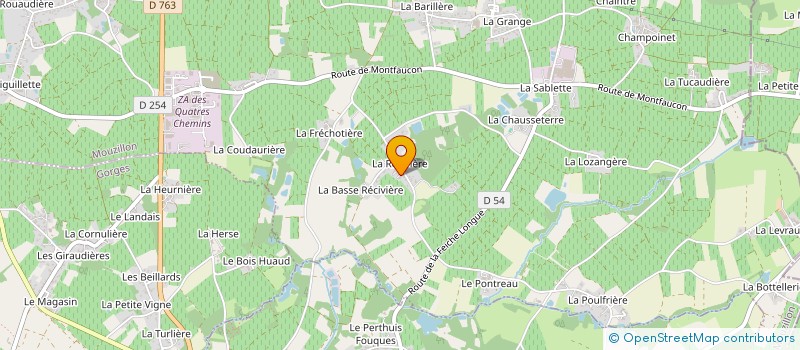 localisation de l'entreprise UN GRAIN DE FOLIE  MOUZILLON