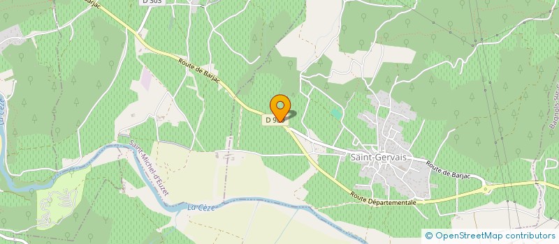localisation de l'entreprise UN GRAIN DE FOLIE à BAGNOLS SUR CEZE