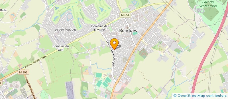 localisation de l'entreprise UN GRAND JOUR  BONDUES