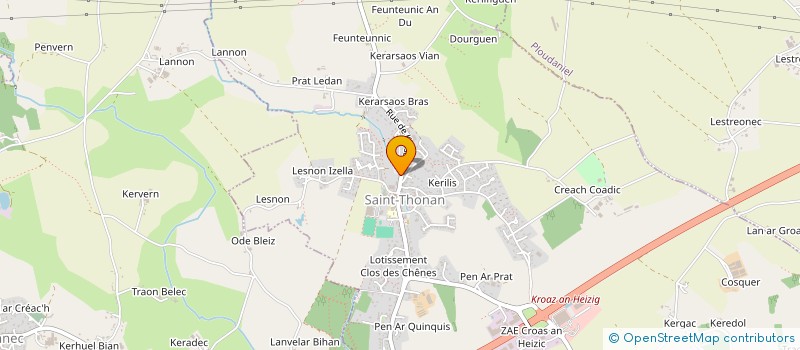 localisation de l'entreprise UN GRAND SAUT POUR JADE  SAINT-THONAN