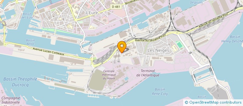 localisation de l'entreprise UN GROUPE DE LA BOUCHERIE DU HAVRE à LE HAVRE