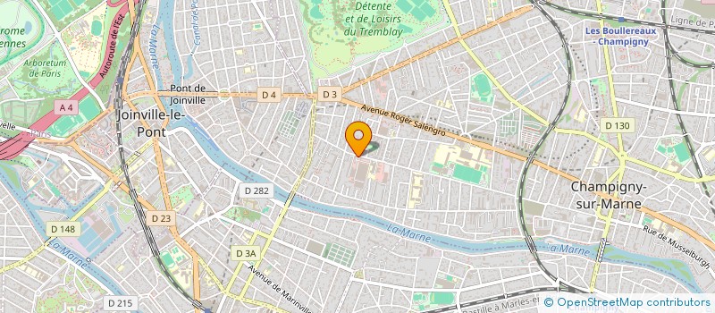 localisation de l'entreprise UN HABIT POUR TOUS à CHAMPIGNY-SUR-MARNE