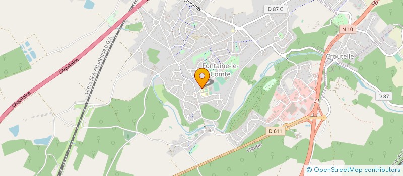 localisation de l'entreprise UN HAIR DE KRIS à FONTAINE-LE-COMTE