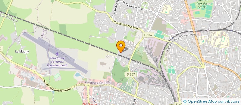 localisation de l'entreprise UN HAIR NATUREL  VARENNES-VAUZELLES