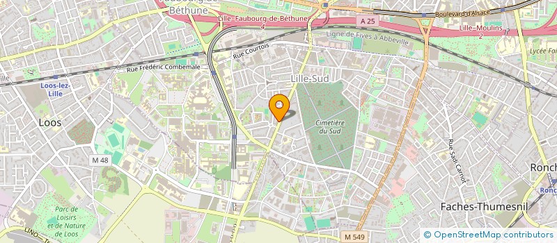 localisation de l'entreprise UN HAJJ POUR TOUS à LILLE