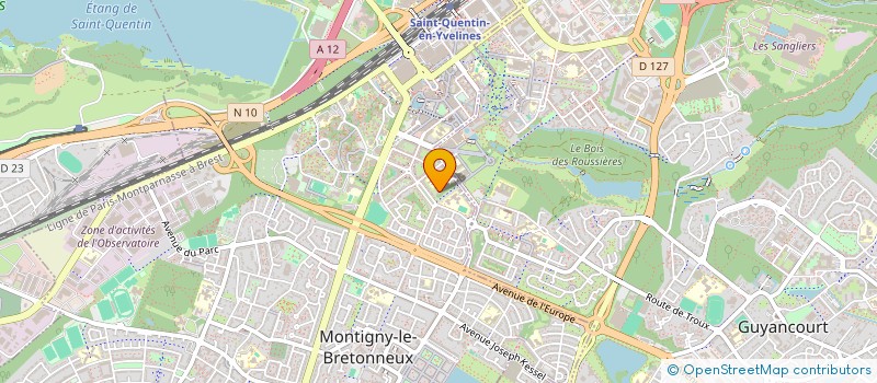 localisation de l'entreprise UN HEUREUX  MONTIGNY-LE-BRETONNEUX