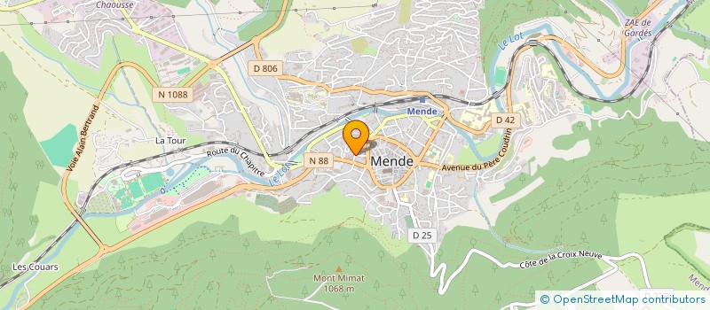 localisation de l'entreprise UN IMMOB CAISSES ASS MALADIE ALLOC FAMIL à MENDE