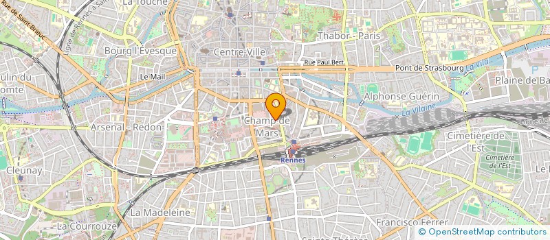 localisation de l'entreprise UN IMMOB POUR VILLE FOUGERES à RENNES