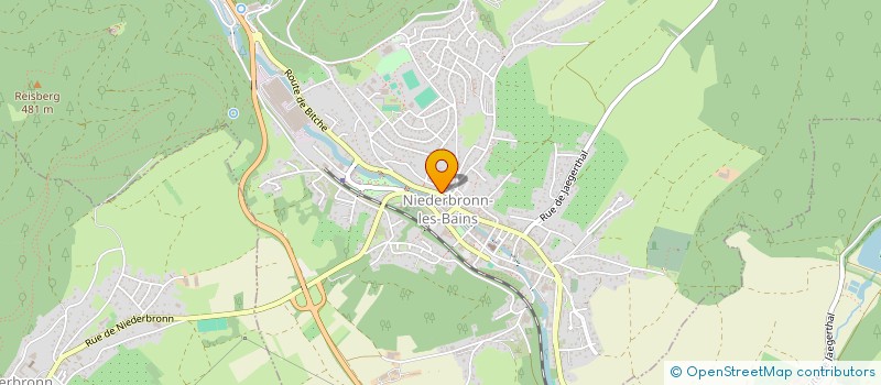 localisation de l'entreprise UN INSTANT CHEZ CELIANE à NIEDERBRONN-LES-BAINS