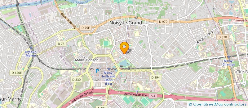 localisation de l'entreprise UN INSTANT DE PAUSE à NOISY-LE-GRAND