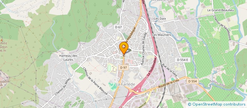 localisation de l'entreprise UN INSTANT FLEURI  LA FARLEDE