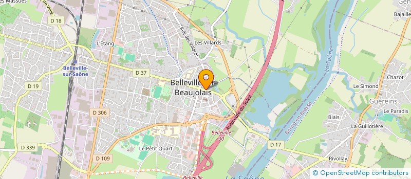 localisation de l'entreprise UN INSTANT POUR SOI à BELLEVILLE-EN-BEAUJOLAIS