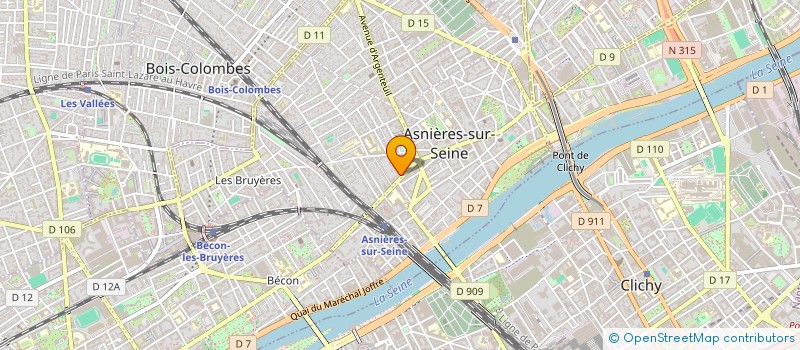 localisation de l'entreprise UN INSTANT POUR SOIN à ASNIERES-SUR-SEINE