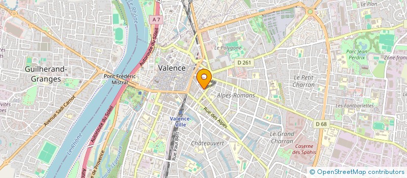 localisation de l'entreprise UN INSTANT TA VIE PEUT BASCULER à VALENCE
