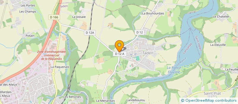 localisation de l'entreprise UN JARDIN A LA MER  TADEN